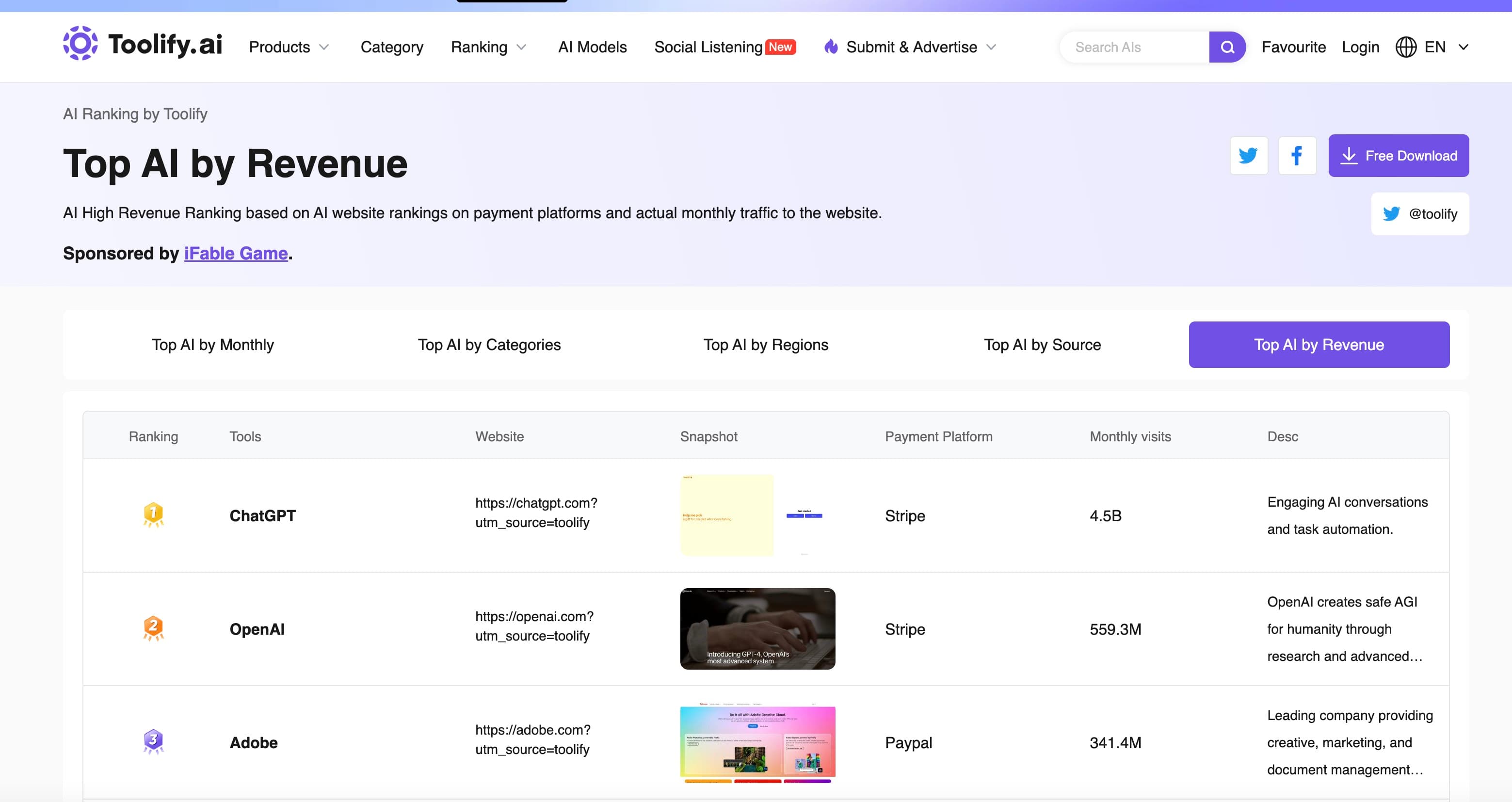 一篇文章看完收入榜单所有产品分析500+